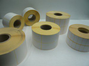 Douglas Storrie Labels, white label rolls - thermal transfer labels
