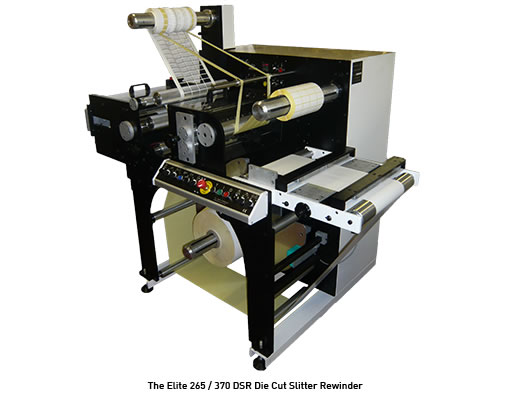 Image of the Elite 265 / 370 Die Cut Slitter Rewinder